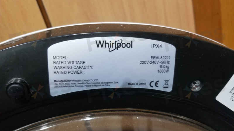 出現故障碼Ed1,電子板問題💥Whirlpool惠而浦前置式洗衣機 FRAL80211