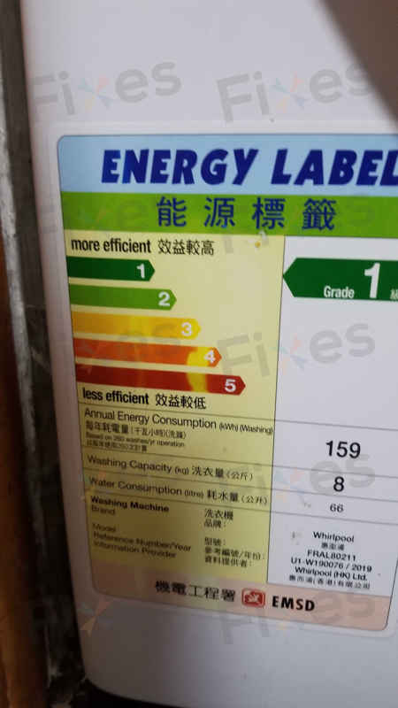 出現故障碼Ed1,電子板問題💥Whirlpool惠而浦前置式洗衣機 FRAL80211
