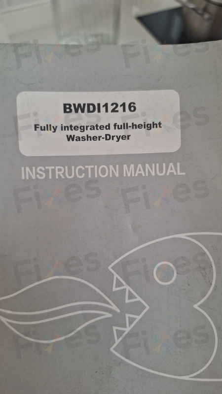出現故障碼Err1🔍Baumatic前置式洗衣機 BWDI1216