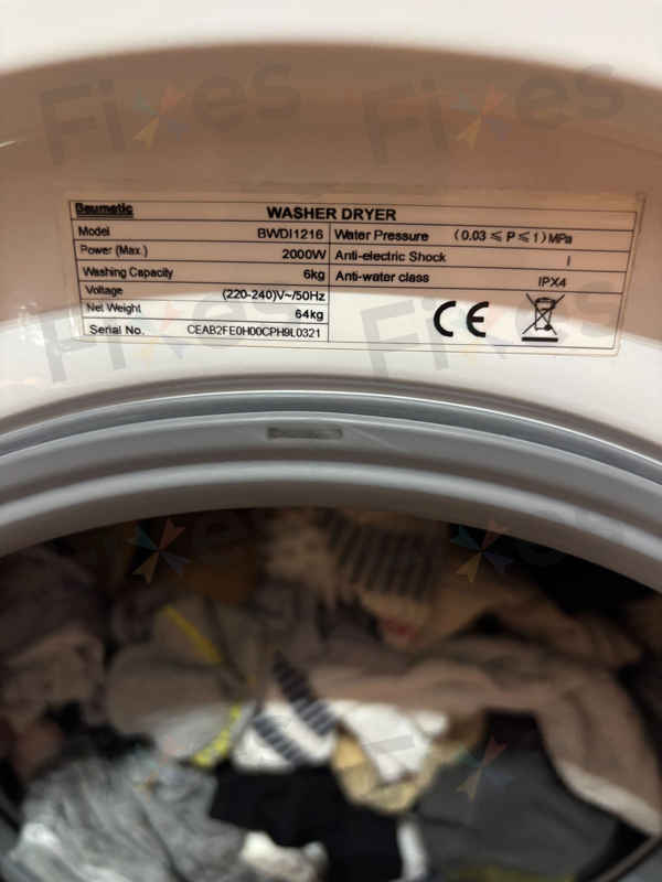這部Baumatic BWDI系列洗衣機Err1卡死門鎖，師傅快速解鎖經歷🔑