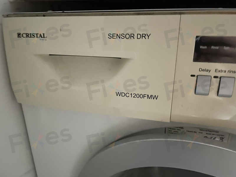 出現故障碼Err7🔩Cristal尼斯牌二合一洗衣乾衣機 WDC1200FMW