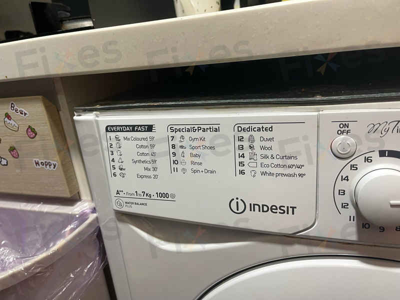 出現故障碼F05😵Indesit依達時前置式洗衣機 EWD71052HK