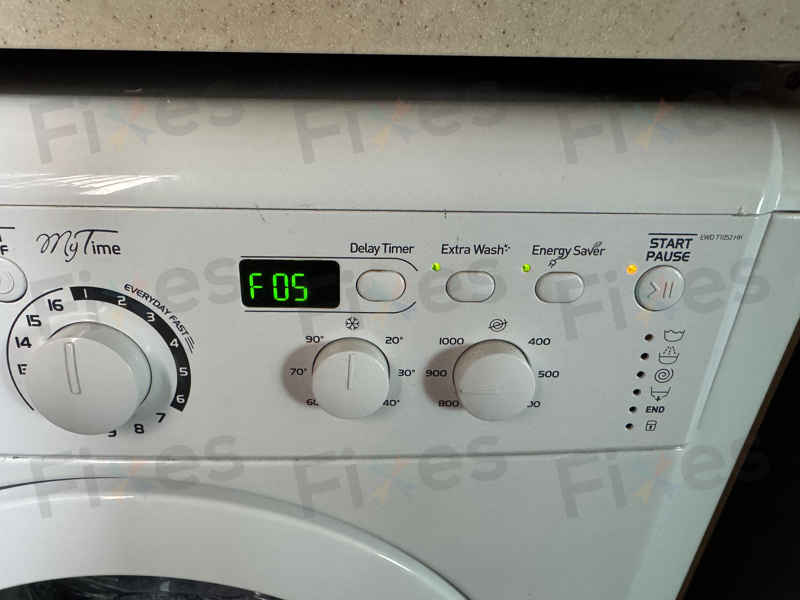 DIY影片派不上用場？這部Indesit EWD系列洗衣機F05排水難題怎麼解 🧩