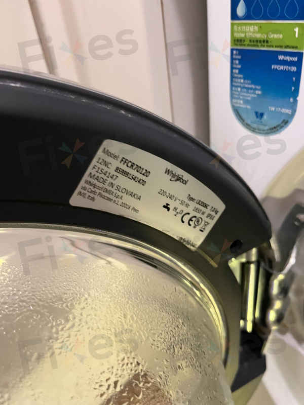出現故障碼F05🌀Whirlpool惠而浦前置式洗衣機 FFCR70120