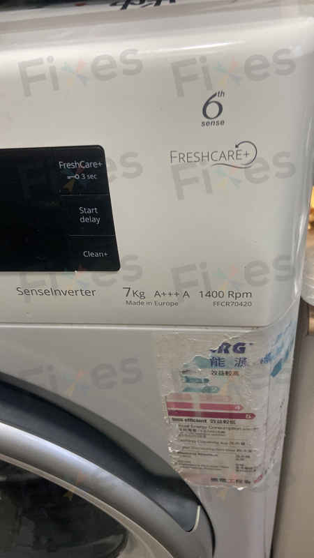 出現故障碼F06，門鎖失靈🔒Whirlpool惠而浦前置式洗衣機 FFCR70420
