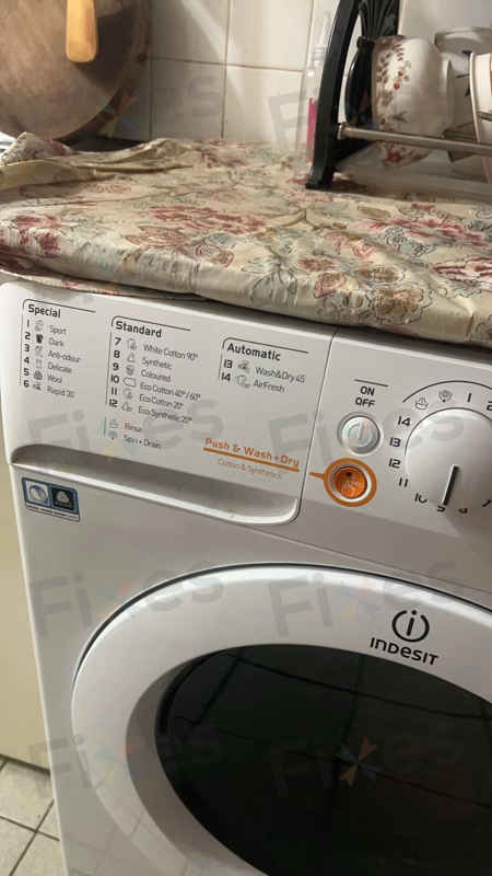 出現故障碼F06,門鎖故障🔒Indesit依達時前置式洗衣機 XWDE751480XWUK