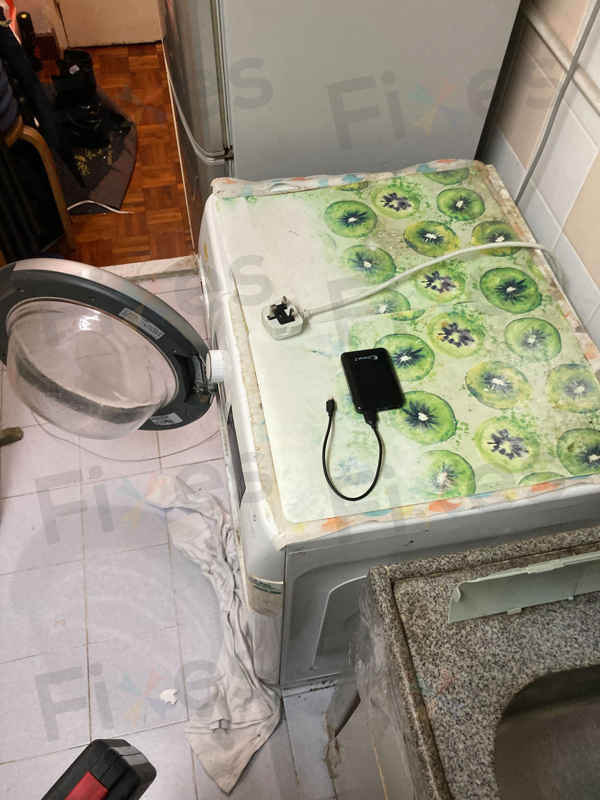 出現故障碼F06，門鎖死解決😊Whirlpool惠而浦前置式洗衣機 FFCR70120
