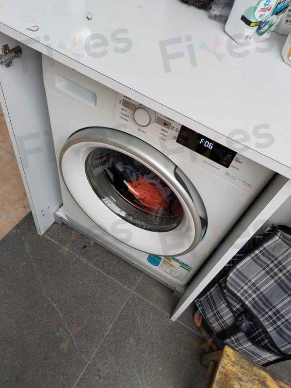 出現故障碼F06,門鎖問題🔐Whirlpool惠而浦前置式洗衣機 CFCR80221