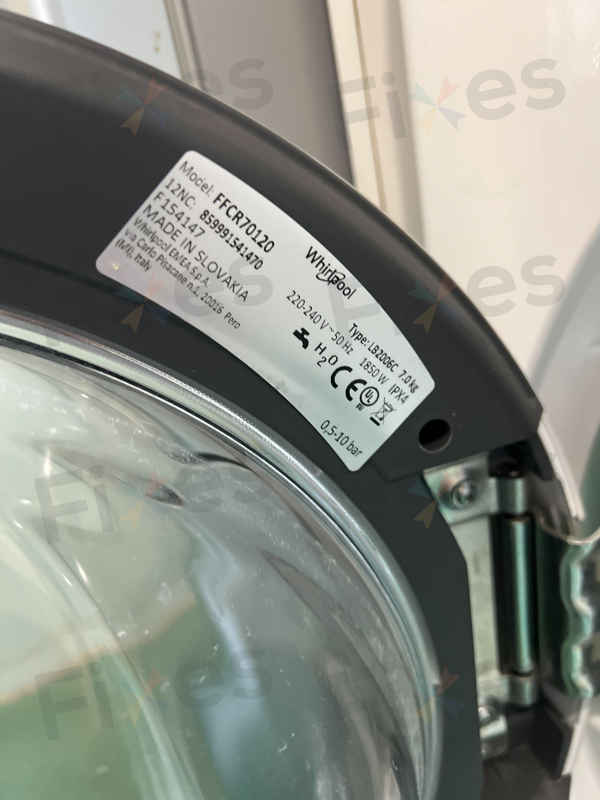 出現故障碼F06，更換門鎖掣🔒Whirlpool惠而浦前置式洗衣機 FFCR70120