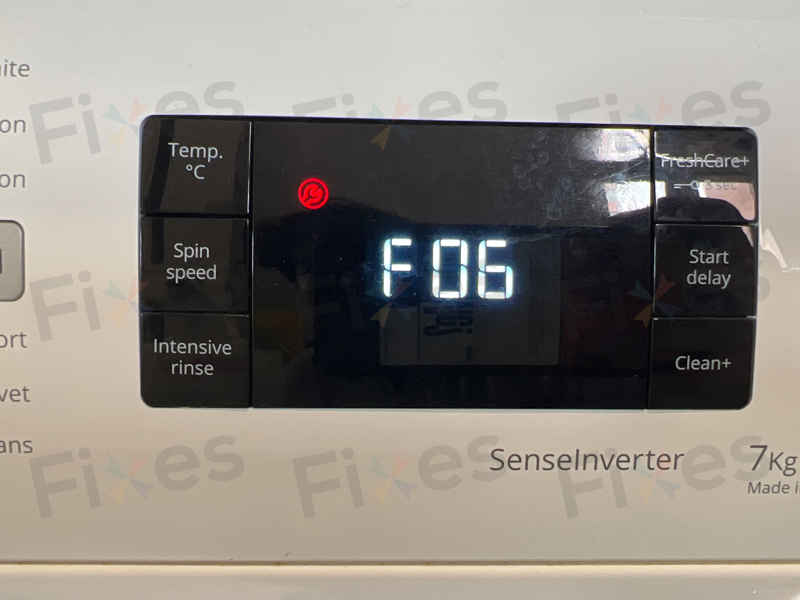 出現故障碼F06，更換門鎖掣🔒Whirlpool惠而浦前置式洗衣機 FFCR70120