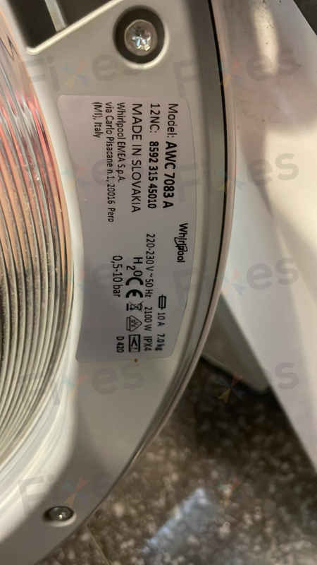出現故障碼F06😵Whirlpool惠而浦前置式洗衣機 AWC7083A