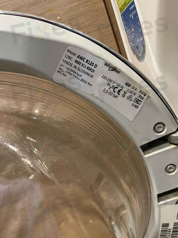 出現故障碼F06🚨Whirlpool惠而浦前置式洗衣機 AWC8120D