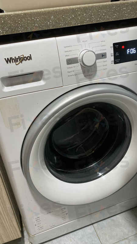 出現故障碼F06🛠️Whirlpool惠而浦前置式洗衣機 FFCR70120