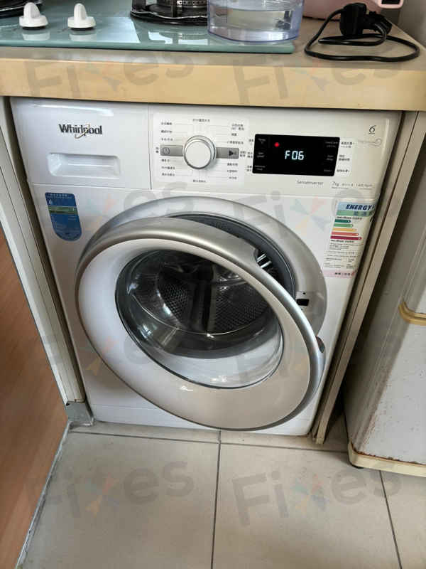 出現故障碼F06😵Whirlpool惠而浦前置式洗衣機 FFCR70420