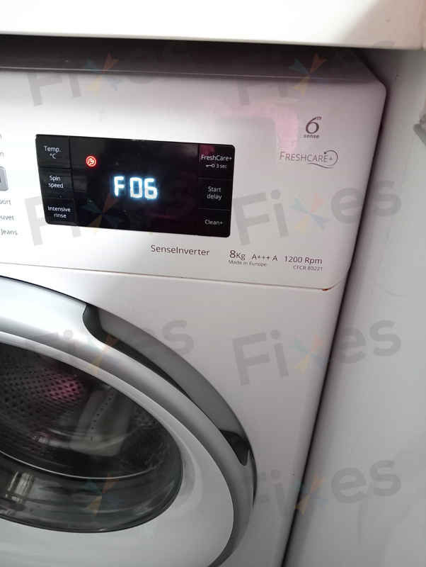 衣物被困在滾筒？這部Whirlpool CFCR系列洗衣機F06故障碼如何斷電重啟解鎖🔐