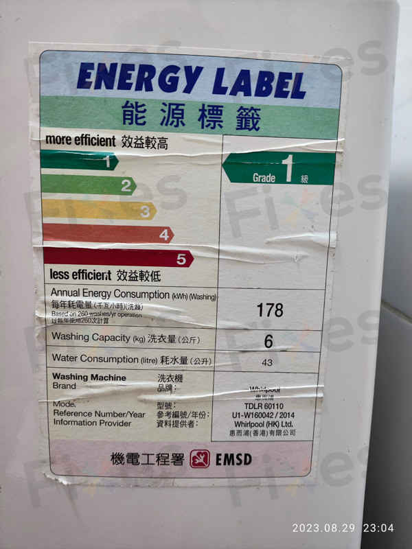 出現故障碼F06🔨Whirlpool惠而浦上置式洗衣機 TDLR60110
