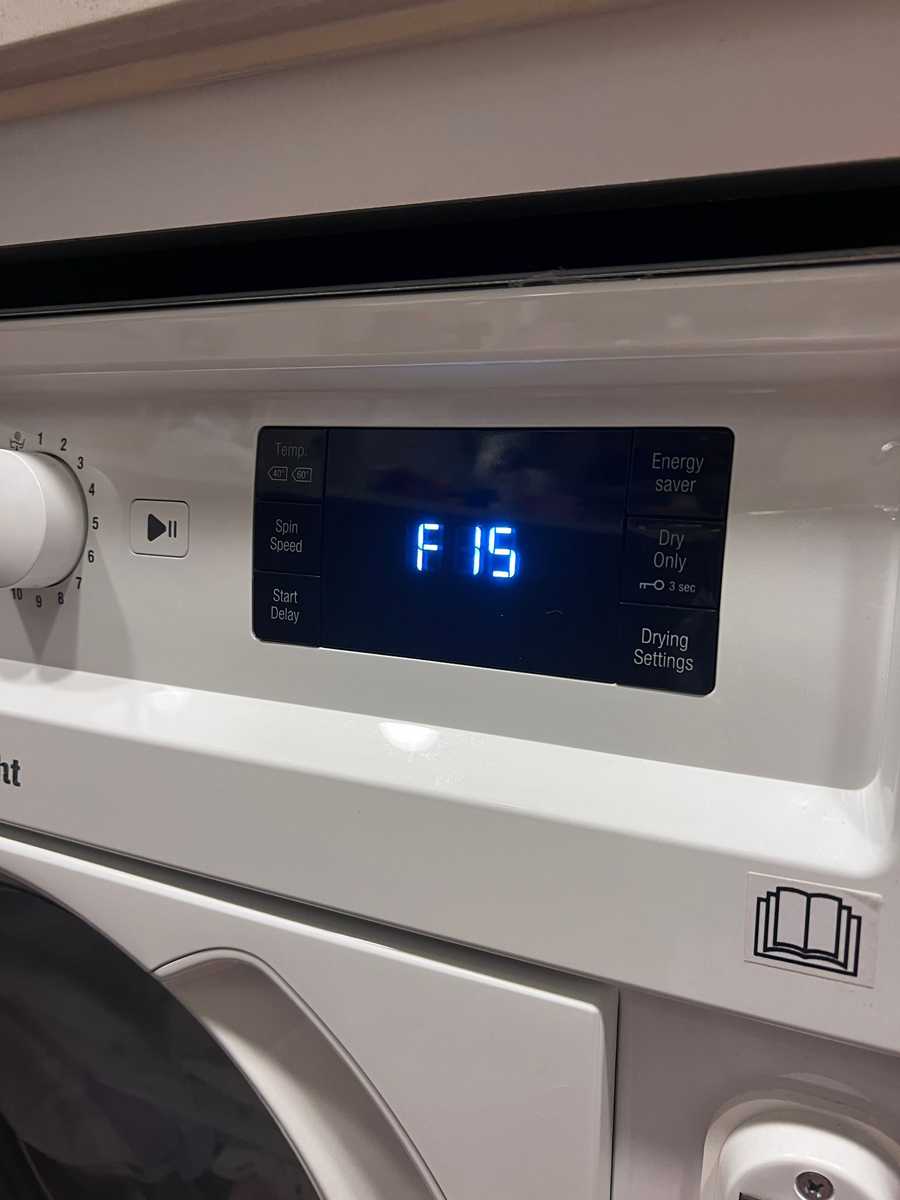 洗衣機烘乾失靈?一個F15故障碼背後的維修故事 🧺