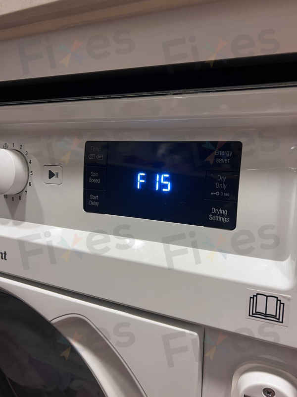 洗衣機烘乾失靈?一個F15故障碼背後的維修故事 🧺