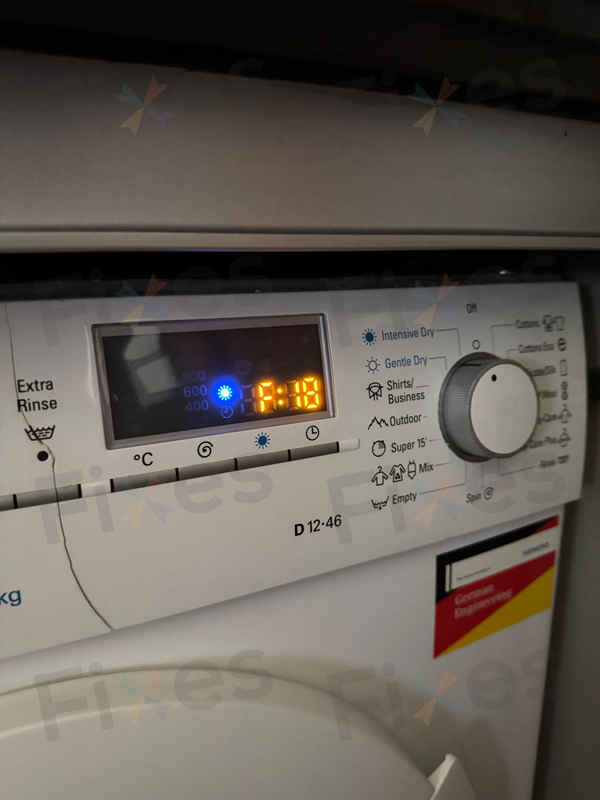 洗衣日F18突襲！這部 Siemens WD系列洗衣機排水泵卡死怎麼破？🤔