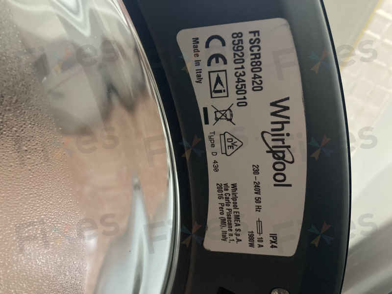 出現故障碼F20，需要更換電子板🔓Whirlpool惠而浦前置式洗衣機 FSCR80420