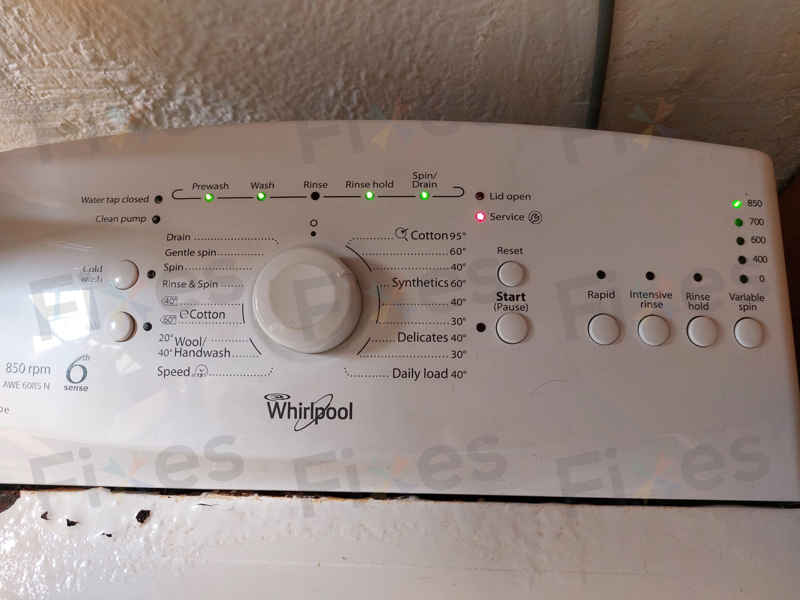 出現故障碼F27😓Whirlpool惠而浦上置式洗衣機 AWE6085N