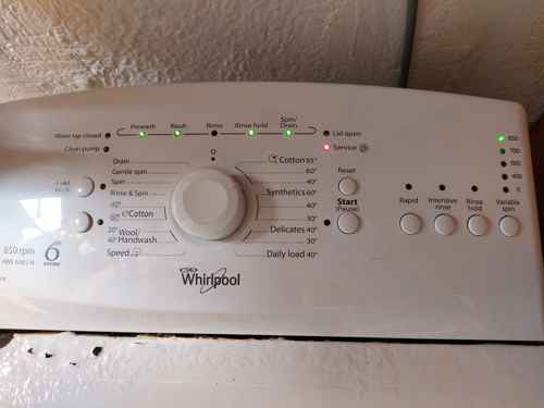 出現故障碼F27😓Whirlpool惠而浦上置式洗衣機 AWE6085N