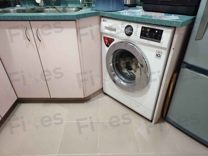 出現故障碼FE,不停入水💦LG前置式洗衣機 WFT1207MW