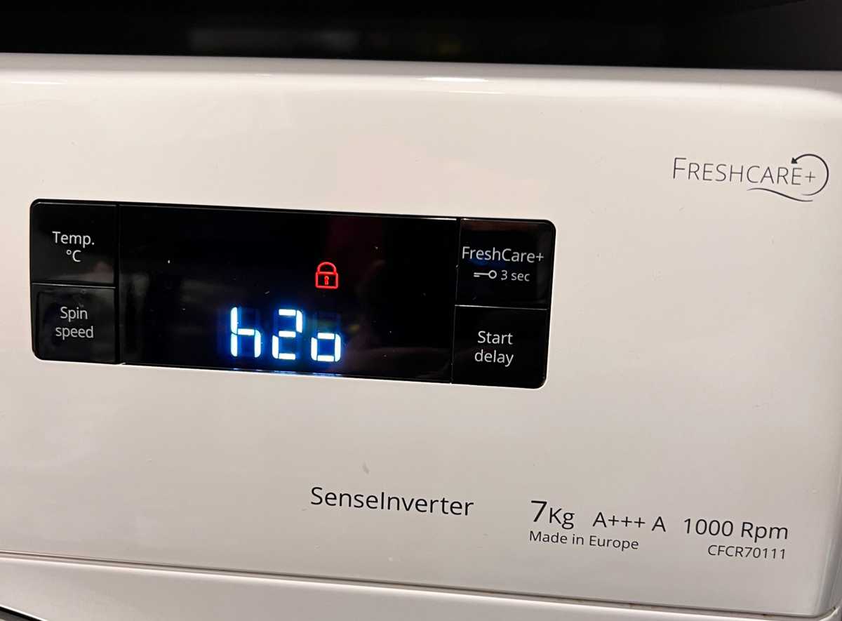 出現故障碼h2o，入水慢💦Whirlpool惠而浦前置式洗衣機 CFCR70111