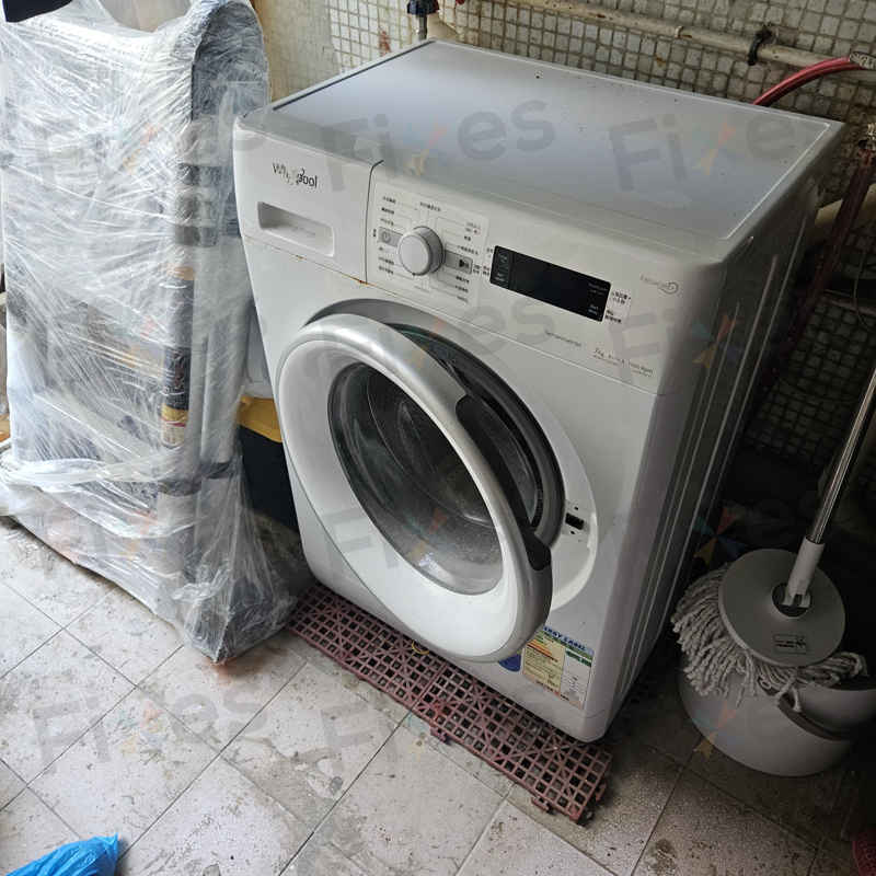 現場更換入水掣與入水喉,這部惠而浦CFCR系列洗衣機h2o故障順利解除😌