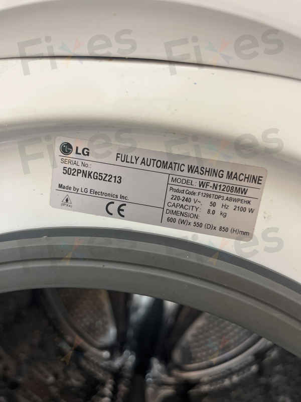 十年機齡仍穩！這部LG WFN系列洗衣機LE故障碼更換轉速傳感器後歸於寧靜✨