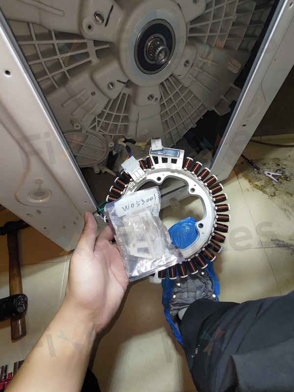 陪伴9年半的LG WFN系列洗衣機突發LE故障碼，師傅檢修發現雙重隱患 🔍