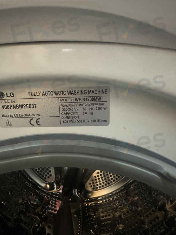 出現故障碼LE🔧LG前置式洗衣機 WFN1208MW