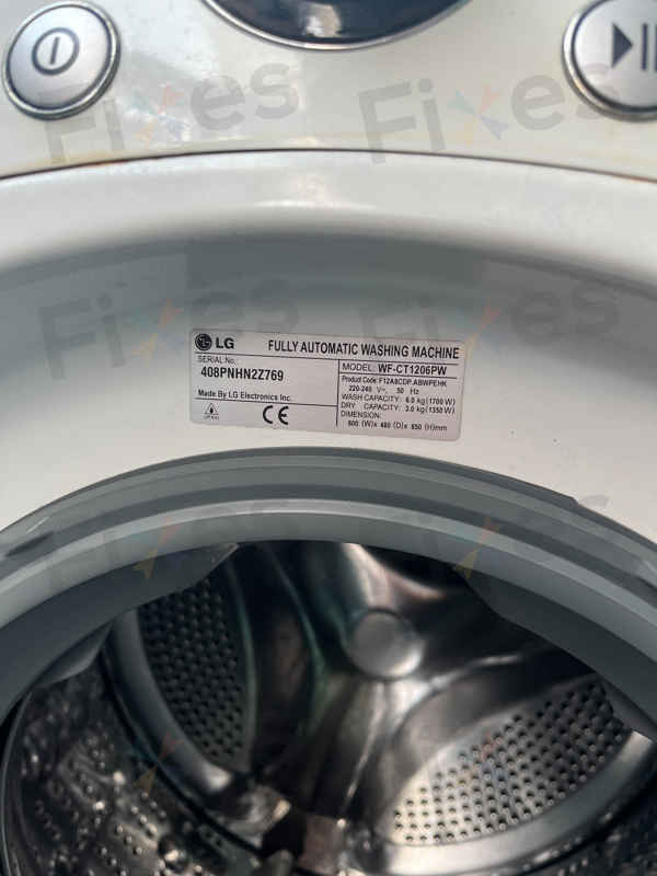 出現故障碼LE，不能轉動🔧LG前置式洗衣機 WFCT1206PW