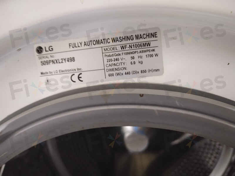 出現故障碼LE,不轉動煩惱🔧LG前置式洗衣機 WFN1006MW