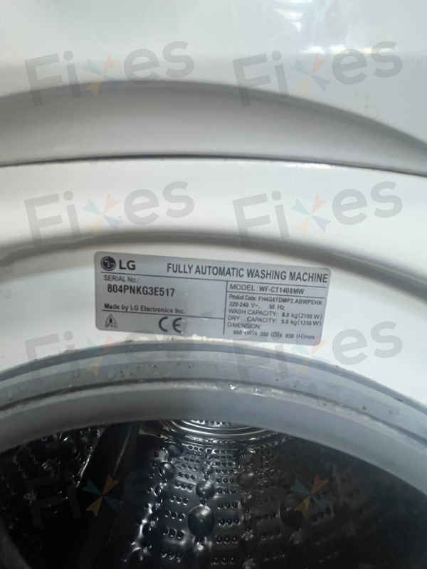將軍澳客戶這部LG WFCT系列前置式洗衣機故障碼0E：貓毛隱憂與日常保養秘訣🐾