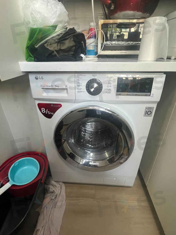 將軍澳客戶這部LG WFCT系列前置式洗衣機故障碼0E：貓毛隱憂與日常保養秘訣🐾