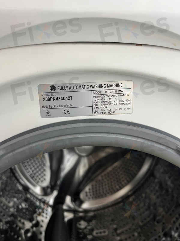 出現故障碼OE🔧LG前置式洗衣機 WFCN1408MW