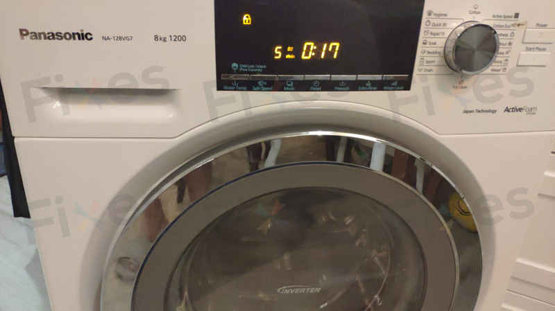 出現故障碼U11😵Panasonic樂聲牌前置式洗衣機 NA128VG7