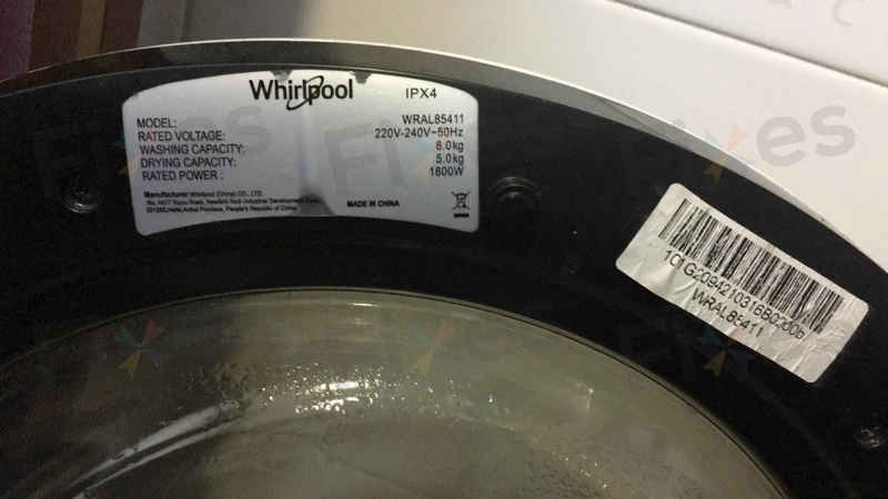 出現故障碼U4🔍Whirlpool惠而浦二合一洗衣乾衣機 WRAL85411
