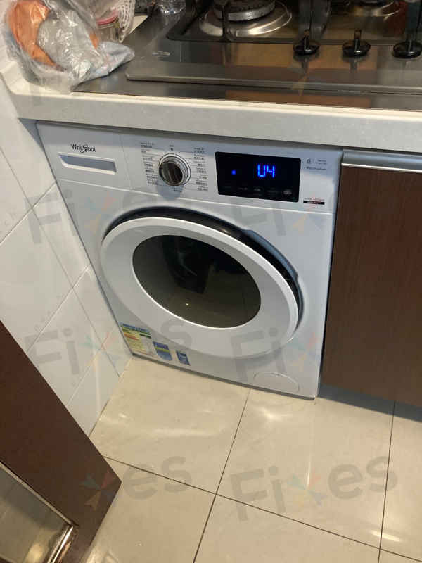 出現故障碼U4🔍Whirlpool惠而浦二合一洗衣乾衣機 WRAL85411