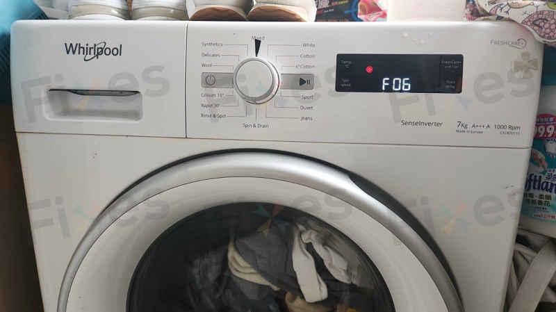 小心操作免失誤:Whirlpool CFCR系列洗衣機F06故障背後的門鎖掣故事 💡