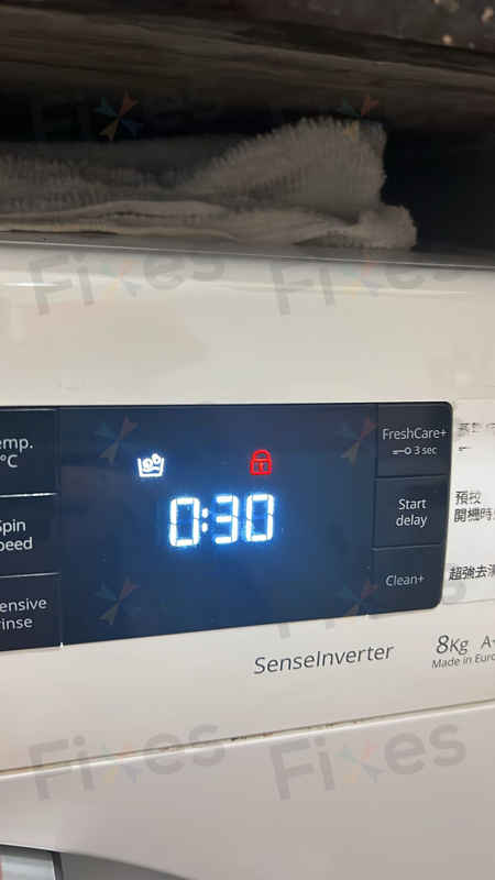 門鎖異常🔐Whirlpool惠而浦前置式洗衣機 CFCR80221