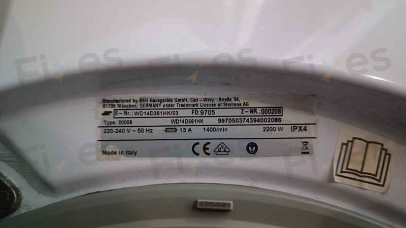 洗衣機無故停轉:這部西門子WD系列洗衣機如何在狹小廚房中完成碳刷更換🍃