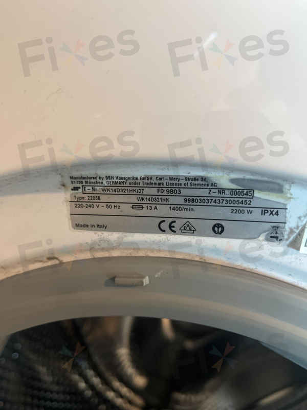 有初生嬰兒的租客，面對這部西門子WK系列洗衣機E06故障不排水怎麼辦？🍼