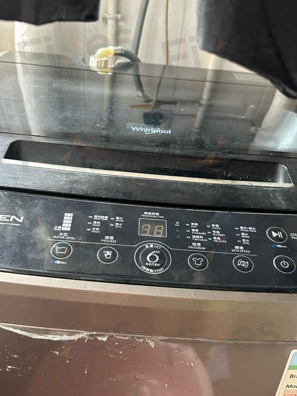 不排水，出現故障碼E2🆘Whirlpool惠而浦日式洗衣機 VEMC75920