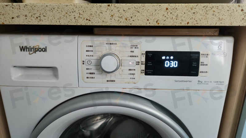 無法鎖門🔒Whirlpool惠而浦前置式洗衣機 CFCR80221