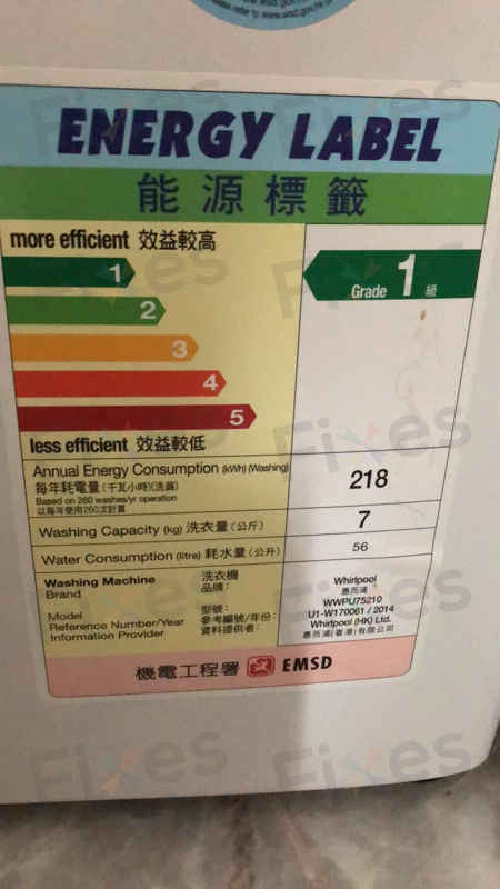 沒使用烘乾，但出現烘乾相關的故障碼E11🔧Whirlpool惠而浦二合一洗衣乾衣機 WWPU75210