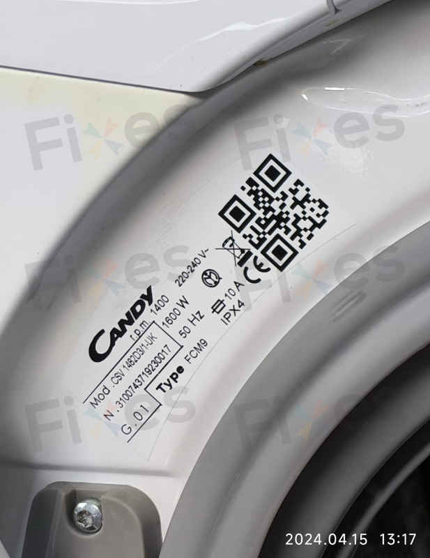 面板按鈕無反應🛠️Candy金鼎牌前置式洗衣機 CSV1482D3/1UK