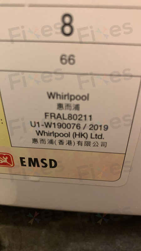 有輕微燶味，出現故障碼Ed1🔥Whirlpool惠而浦前置式洗衣機 FRAL80211