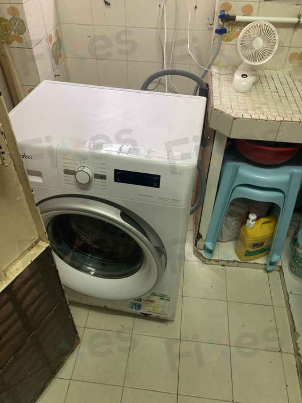 出現故障碼h2o，入水相關問題💧Whirlpool惠而浦前置式洗衣機 CFCR70111